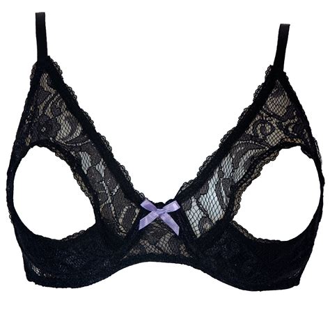 Back 3 rows two hook-and-eye closure for a secure fit. . Open cup bra